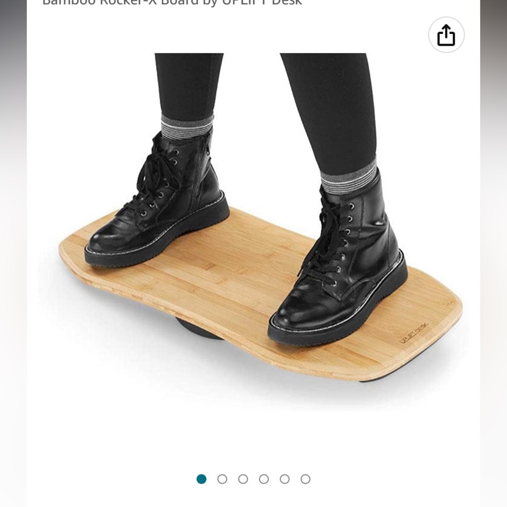 Hover board for standing desk